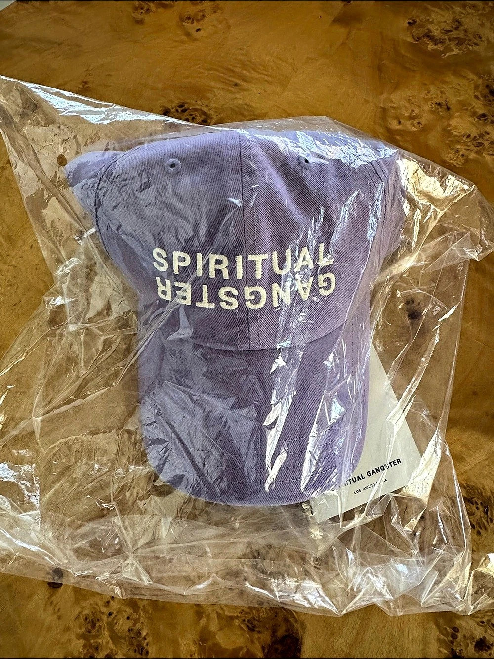 Spiritual Gangster SG Logo Dad Cap Purple NWT